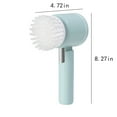 thumbnail image 4 of XGFHYJEH Electric Spin Scrubber, Cordless Cleaning Brush, Power Spin Scrubber, Scrub Brush, Scrubber Cleaner, Electronic Scrubber, Barhroom Scrubber With 4 Brush Heads, 4 of 5
