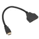 thumbnail image 3 of Cable adaptador divisor de interfaz multimedia HD de 1 entrada y 2 salidas macho a doble hembra, 3 of 12