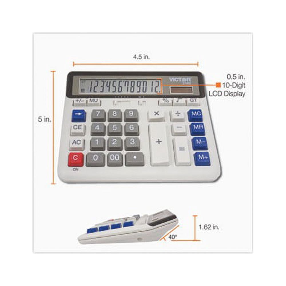 2140 Desktop Business Calculator 12-Digit LCD