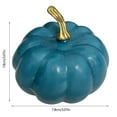 thumbnail image 6 of 1 Pcs Pumpkin Model Halloween Decorations,Artificial Pumpkins,Halloween Pumpkin Decoration Props,For Fall Autumn Halloween Decor Thanksgiving Party Home Kitchen Decor Wedding(Blue2), 6 of 6