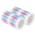 thumbnail image 4 of 2Pcs Mousse Edge Wrapping Tape Cake Collar Surrounding Wrap Baking Tool 0.08 x 10meterDiamond Pattern, 4 of 14