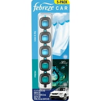 Febreze Air Freshener Car Vent Clips Assortment, 5 Count (Rainbow Variety)