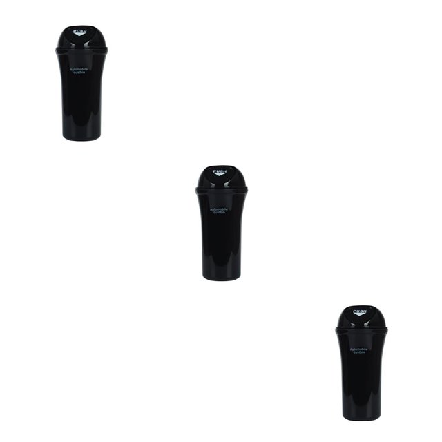 Scienceny Cubo de Basura para Coche Cubo de Basura Residuos de Basura Mini Bote de Almacenamiento Cubo de Basura de plástico para vehículos, Negro Type1 NO1 Scienceny CBP068115