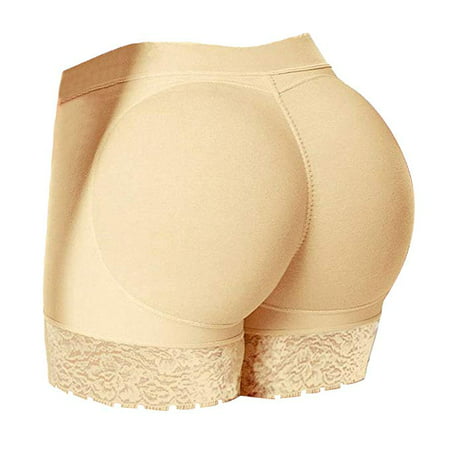 Women Seamless Lace Butt Lifter Shaperwear Padded Hip Enhancer Underwear (Best Padded Panties Reviews)