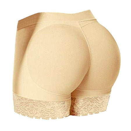 - Women Seamless Lace Butt Lifter Shaperwear Padded Hip Enhancer Underwear Panties