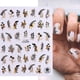 thumbnail image 2 of 1 Uds hojas de oro negro arte de uñas pegatina holográfica Floral láser rebanadas láminas para uñas calcomanías puntas decoraciones de manicura LYCJ028-036 Tan Jianjun unisex, 2 of 2