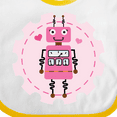 thumbnail image 4 of Inktastic Robotics Girl Robot Gear Girls Baby Bib, 4 of 4