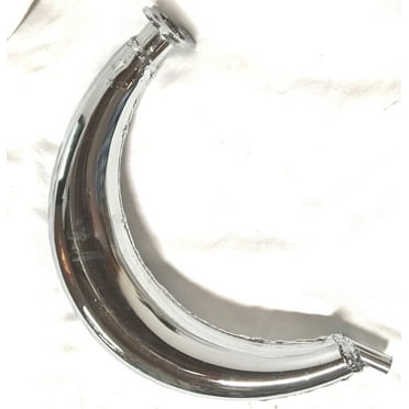 BGF Exhaust Muffler Chrome Universal Fit Gas Motorcycle Parts, 12.5"