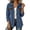Blue Jacket, variant on Corduroy Barn Jacket Women Vintage Lapel Collared Long Sleeve Button up Chore Coat with Pockets for Fall Winter Retro Leisure