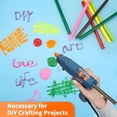 thumbnail image 5 of Brown hot Glue Stick Full Size 0.43” Dia x 8” Long, 52 pcs Hot melt Adhesive Glue Sticks, Colored Glue Gun Sticks for Christmas Decoration DIY Crafts Arts School Home Gluing Project, 5 of 9