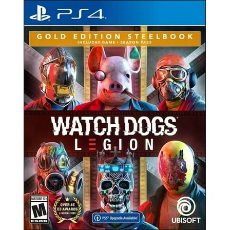 Watch Dogs Legion for PlayStation 4 Gold Steelbook Edition [New Video Game] PS