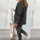 thumbnail image 4 of ZHAOCHENG Trajes de pantalón para mujer, modernos y elegantes, de negocios, con blazer, de color liso, para uso diario, de dos piezas, para uso festivo, elegante, con solapa y corte ajustado, para uso, 4 of 5