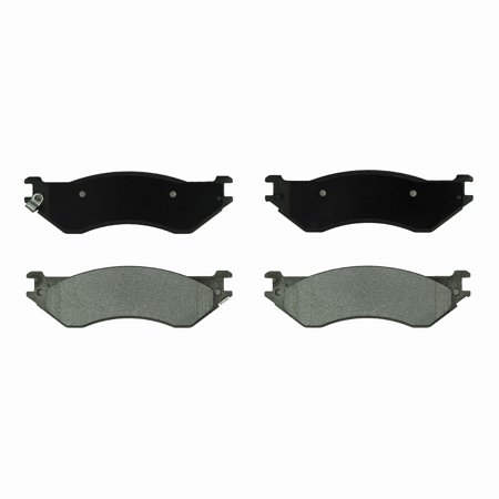 Gridiron Brakes Semi-Metallic Front Brake Pad Set Driver and Passenger Side - ID702 (Replaces Part# MKD702)