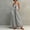 Gray, variant on Morttic Women's Chic Spaghetti Strap Sleeveless Maxi Dress – Side Pockets Casual Summer Sundress Beach & Vacation Outfit Sky Blue，S