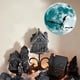 thumbnail image 2 of Adhesivo de pared luminoso extraíble de 12 pulgadas para habitación infantil, decoración de Halloween murciélago chupasangre, 2 of 9