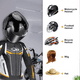 thumbnail image 4 of Porta Casco De Moto Invisible Perchero Llavero Para 1 Casco Xtellar negro, 4 of 4
