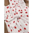 thumbnail image 4 of Dewadbow Newborn Infant Baby Girl Romper Jumpsuit Playsuit with Headband, 4 of 6