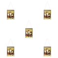 thumbnail image 1 of Inteprter Cartel colgante de puerta de Navidad, colgador de pared decorativo de para vacaciones, ventana, muñeco de nieve, colgante artesanal Type2 NO2, 1 of 6