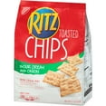 thumbnail image 6 of Nabisco, Ritz, Sour Cream and Onion, Toasted Chips, 8.1 oz, 40% Less Fat, Plastic Bag, 6 of 8
