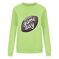 thumbnail image 3 of Uootdi Game Day Sweatshirt Football Long Sleeve Shirts for Women Game Day Outfits Gift Football Fan Game Day Shirt Casual Tops, 3 of 4