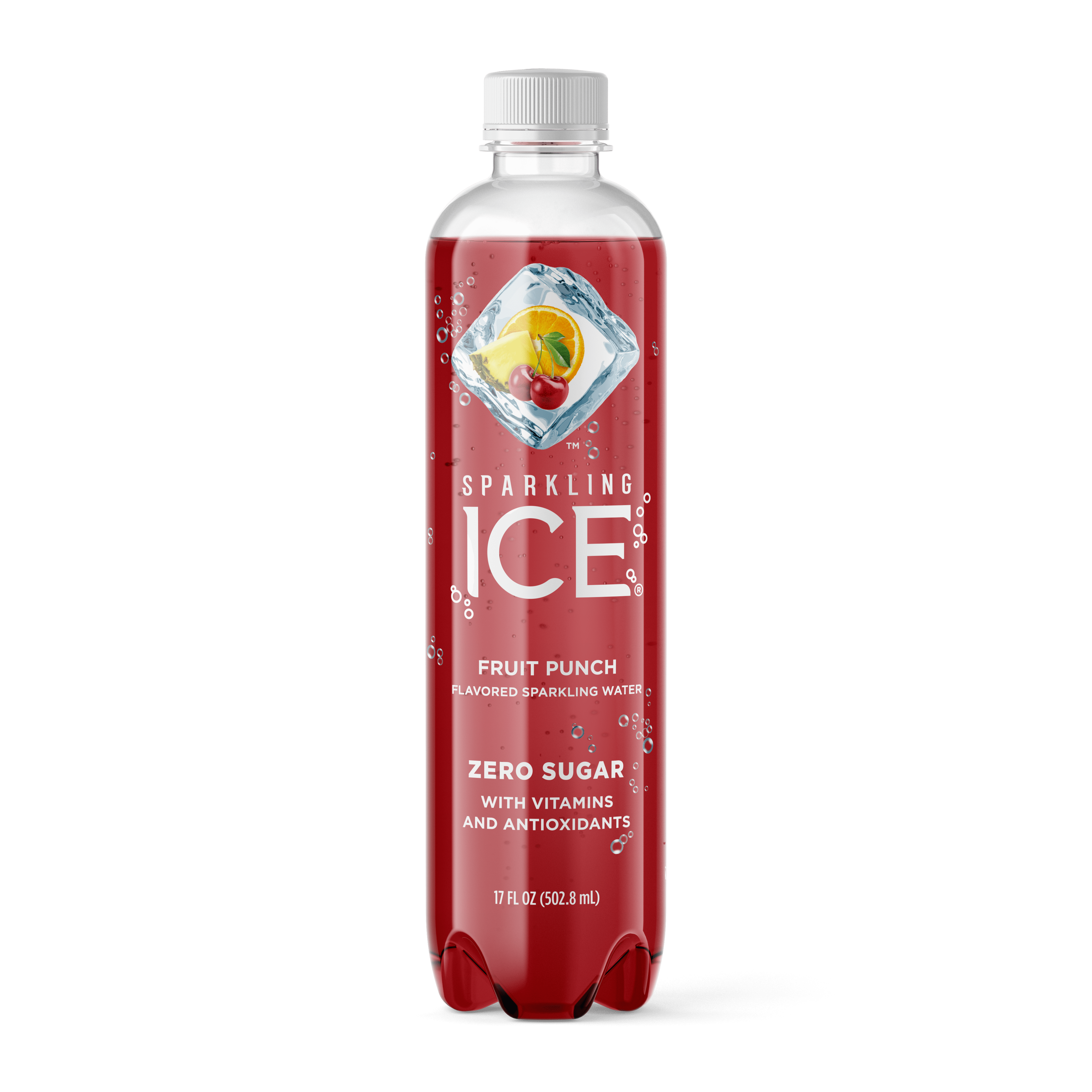 Sparkling Ice Zero Sugar Flavored Sparkling Water Fruit Punch Sparkling Water 17 Fl Oz Bottle 3886