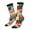 2 Black-1, variant on Cute Cartoon Cat Print Adult Socks for Men & Women,Calf Socks, Ankle Socks,Boots Socks,Breathable Casual Sock,Unisex Crew Socks