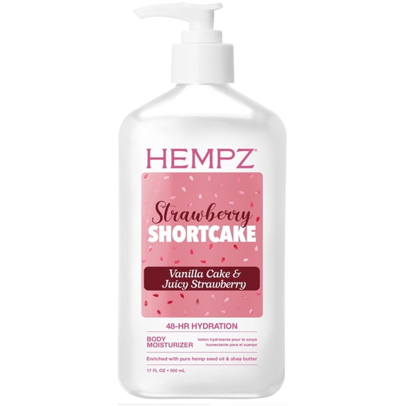 Hempz Strawberry Shortcake Moisturizing Body Lotion, 17 fl.oz.