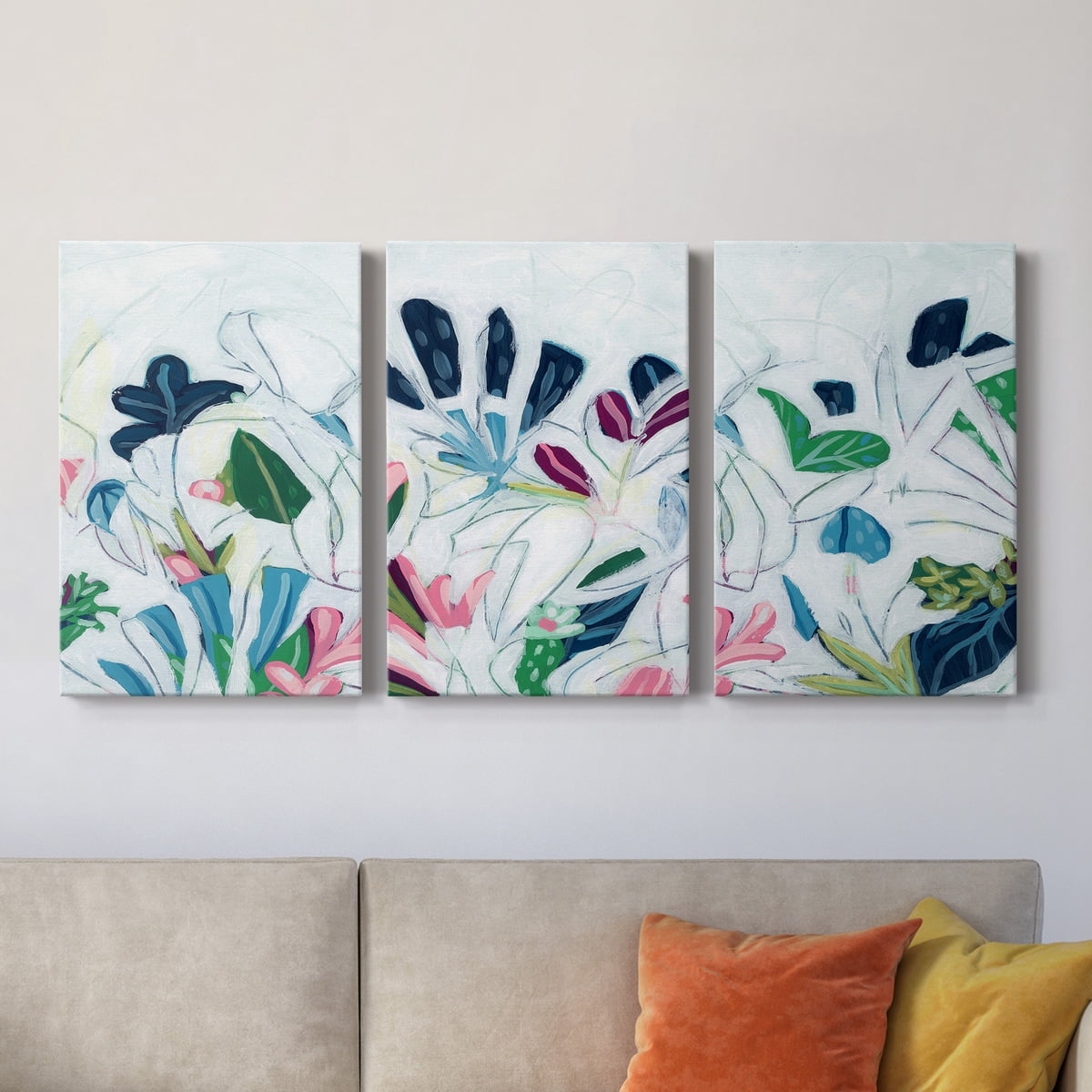 Tropical Trace III Premium Gallery Wrapped Canvas - Ready to Hang - 8 x 12 Each