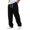 #209-Black, variant on Ceisia Men's Outdoor Pocket Elastic Waist Drawstring Washed Solid Color Denim Long Pants Light Blue XXL Gifts for Father