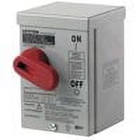 Leviton 30 Amp 600VAC Lever Manual Motor Switch 2P, N3302-DS