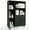 Black, variant on Costway HW63875 Floor Storage Cabinet Free Standing Wooden Display Bookcase Side Decor Furniture