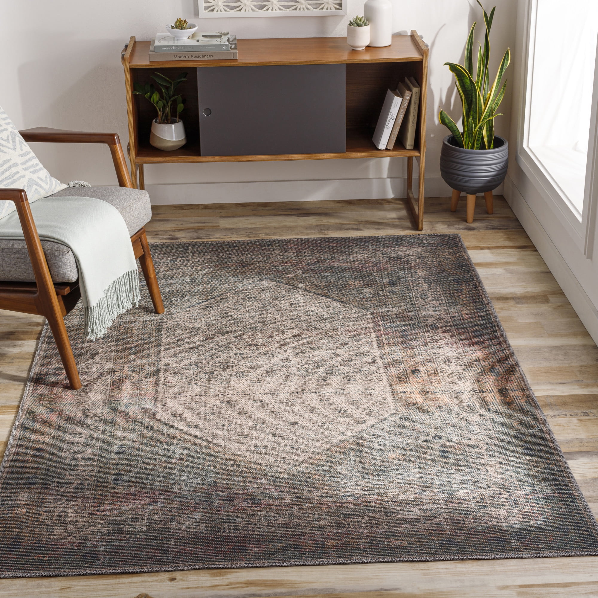 Art of Knot Christiansburg Charcoal Traditional 9' x 12' Machine