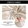 thumbnail image 4 of Dining Chair Covers Set of 6 Stretch Floral Dining Chair Slipcovers for Parson Chairs 6 Pack Washable Removable，(6,#16), 4 of 5