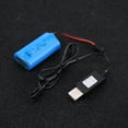 thumbnail image 4 of Upgraded Rechargeable Battery 7.4V 500mAh With USB Cable for WPL / Crawler / Military RC Car, 4 of 7
