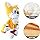 thumbnail image 3 of Supersonic Mouse Sonic plush toy yellow 28cm, 3 of 5