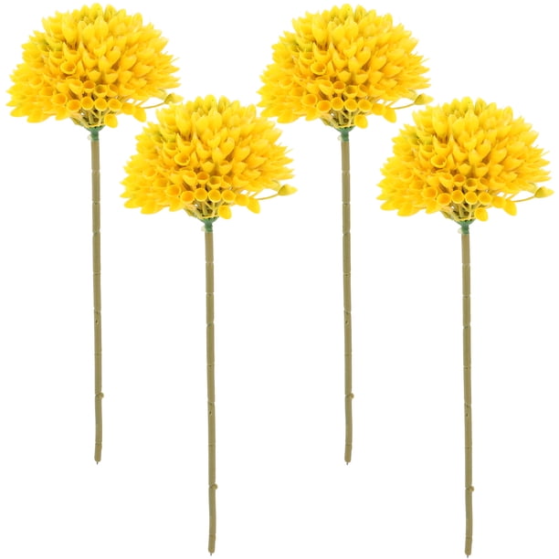4 Uds diente de león falso diente de león decorativo diente de león Artificial decoración de diente de león falso
