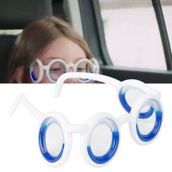 EZSPTO Liquid Glasses,Anti-motion Sickness Glasses,Unisex Adult Child Portable Anti-motion Sickness Seasickness Glasses Liquid Without Lens