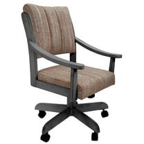 Casa Caster Solid Wood Dining Chair - Watusi Madder - Grey