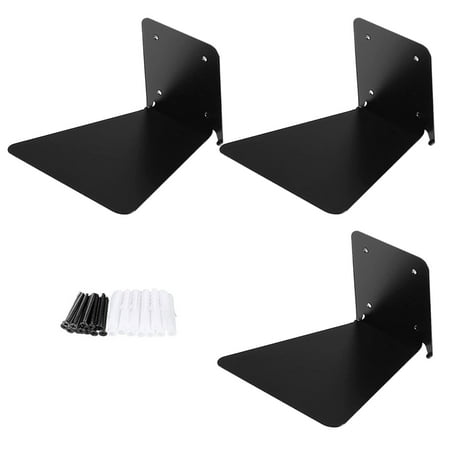 Osdhezcn 3Pcs Floating Bookshelf for Wall Space Saving Shelves Holder Floating Bookshelf