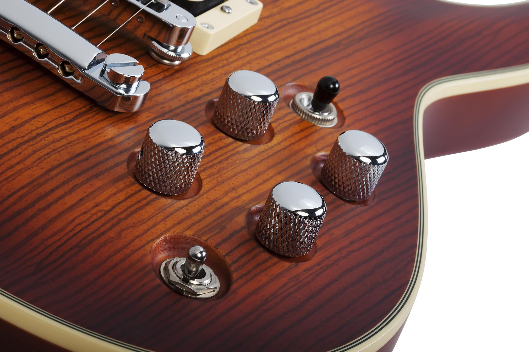 Schecter C-1 E/A Classic Semi-hollowbody Electric Guitar - Faded Vintage Sunburst