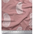 thumbnail image 1 of Soimoi Rayon Fabric Paisley Block Print Fabric by The Yard 56 Inch Wide, 1 of 3