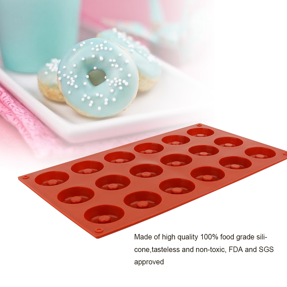 Spptty Baking Mold, Bakeware,18Cavity Doughnut mould NonStick Donut