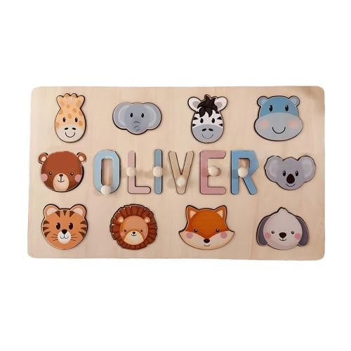 ゆ☺︎ Pearhead Wooden Numbers Puzzle, 1-10, Gender-Neutral