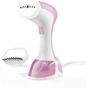 Handheld Fabric Steamer 15 Seconds Fast-Heat 1500W Powerful Garment Steamer for Home Travelling Portable Steam Iron Mini SizeBlue, Dark Grey, Pink (Color : Pink)
