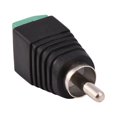 thumbnail image 4 of Conector Macho RCA ANGGREK 15 Piezas Enchufe a terminal de tornillo AV Verde y negro, 4 of 8