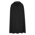 thumbnail image 4 of Hvyesh Clearance Men's Cotton Linen Cloak Medieval Retro Hooded Capes Casual Party Performance Cape Vintage Gothic Cloaks Stage Outfits, 4 of 5