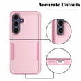 thumbnail image 6 of Galaxy S25 FE 5G Case,Sturdy Phone Case for Samsung S25 FE 5G 2025 6.7 inch,Njjex Shockproof Protection Heavy Duty Armor Hard Plastic & Rubber Rugged Bumper 2-in-1 Case Cover-Pink, 6 of 7