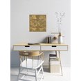 thumbnail image 2 of Gango Home Decor Brown Vintage Historical Globe Map Adult Print; 1- 12" x 12" Unframed Poster, 2 of 3