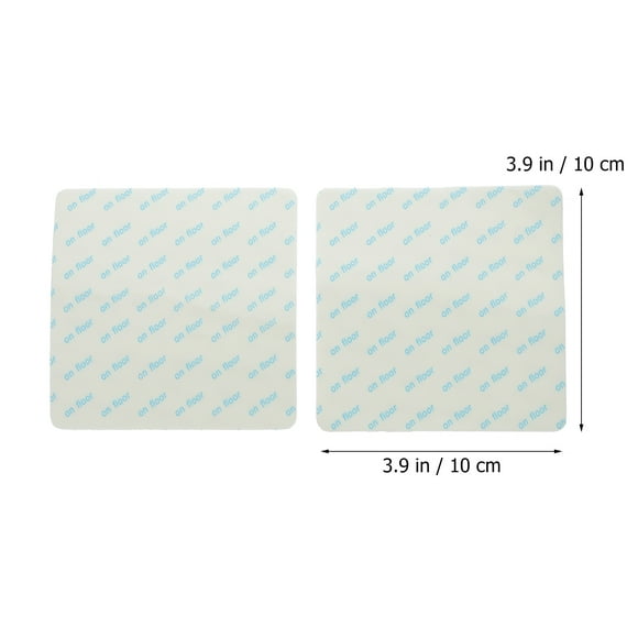 Raindrops 8Pcs Rug Pad Gripper White Fixing for Carpet Corners in Indoor Areas