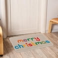 thumbnail image 6 of Christmas Soft Polyester Non-Slip Machine Washable Floor Carpet Door Mat Office Rugs, 6 of 6